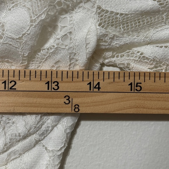 NEW For Love & Lemons Maureen Dress Size Small Mini Floral White Bridal NWOT - Picture 11 of 12